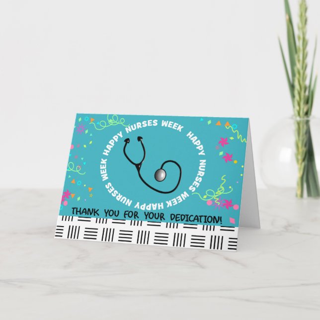 Feliz Enfermeiro - Cartão III Semana (Frente)