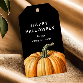 Feliz etiqueta de favorito do Dia das Bruxas com a