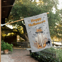 Feliz Fantasma de Halloween no Chapéu das Bruxas, 