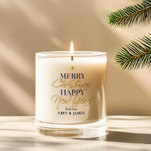 Feliz Feliz ano novo de Natal Personalizado