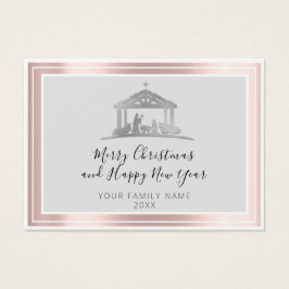 Feliz Feliz ano novo de Natal Rosa