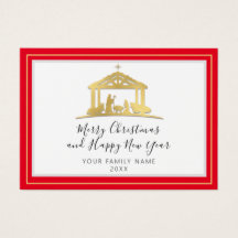 Feliz Feliz ano novo de Natal Santa Família RedGol