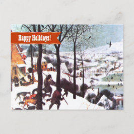 Feliz Férias. Cartão de Natal De Arte Fina