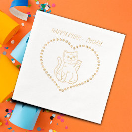 Feliz Festa de aniversário Purr-thday