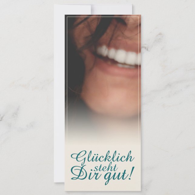 Feliz fica bem em você! (Frente)