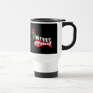 Feliz Fishmas Engraçado Pescar caneca de Natal