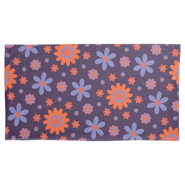 Feliz Flores Retro Cute 70s Hippie Daisy Pattern (Frente)