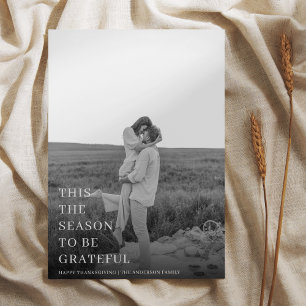 Feliz Foto da Família de Ação de Graças