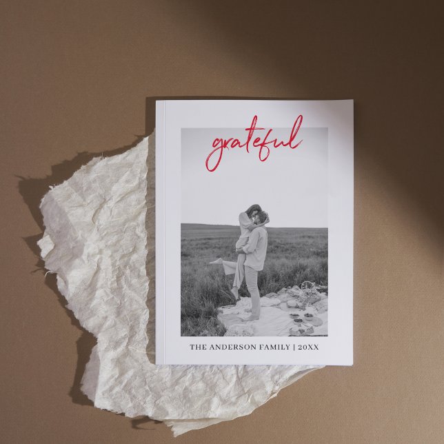 Feliz Foto da Família de Ação de Graças | Grata (Criador carregado)