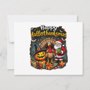 Feliz Hallo Obrigados mas Feliz Natal Papai Noel