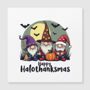 Feliz Hallothanksmas Xmas Halloween Gnomos