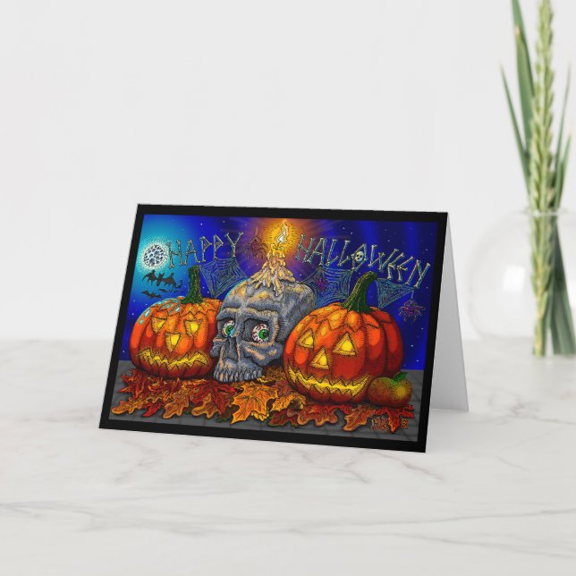 Feliz Halloween ‘24 - Cartão de Boas Festas (Frente)