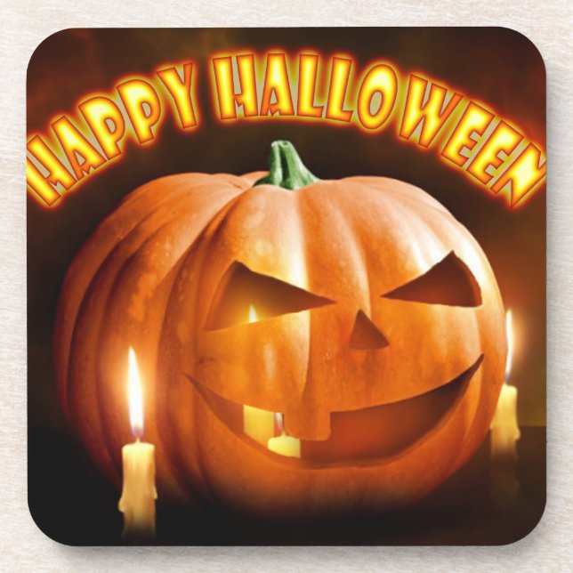 Feliz Halloween 5 Porta copos (Frente)
