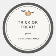 "Feliz Halloween Da" Família Adesivo Presente