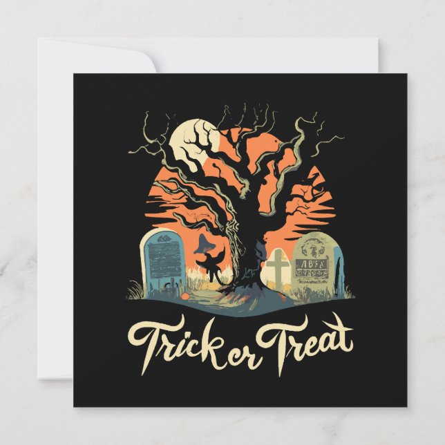 Feliz Halloween do Seu Cemitério Divertido! (Verso)