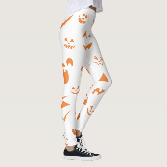 Feliz Halloween Leggings Para Mulheres Moda 2024 (Direita)
