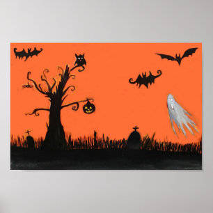 Feliz Halloween - Poster de Papel