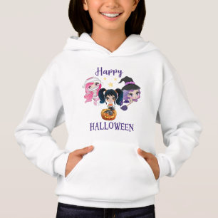 Feliz Halloween pulôver capuz Sereia pulôver