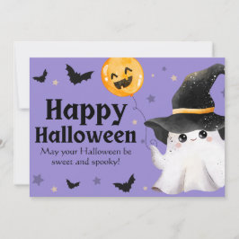 Feliz Halloween Purple Ilustrativo