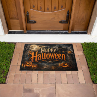 Feliz Halloween Tapete de Casa Assombrada