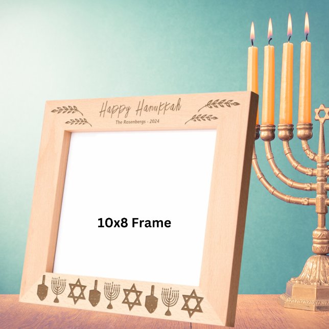 Feliz Hanukkah 10x8 Personalizado (Criador carregado)
