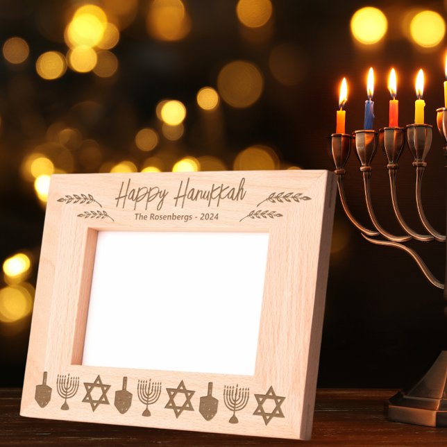 Feliz Hanukkah 5x7 Personalizado (Criador carregado)