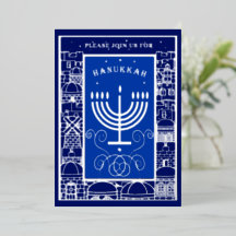 Feliz Hanukkah Belo Feriado Judaico Menorah