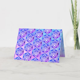 Feliz Hanukkah 🕎 Cartão de Férias Dobrado