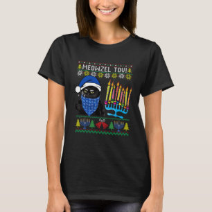 Feliz Hanukkah Suéter Feio Gato Chanukah Judeu