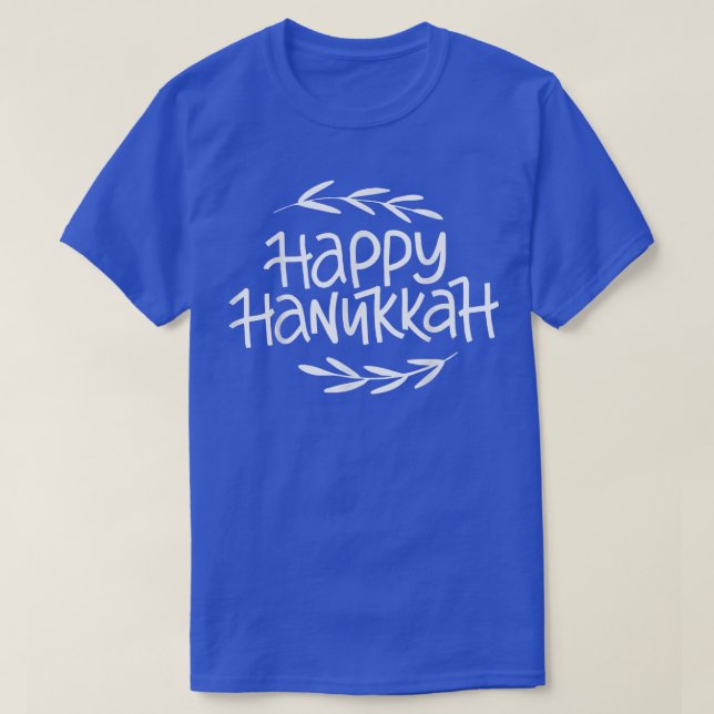 Feliz Hanukkah T-Shirt (Frente do Design)