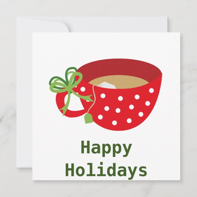 Feliz Holidays Cozy Teacup (Frente)