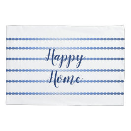 Feliz Home Blue Strike White Pillowcase