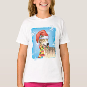Feliz Howlidays Greyhound T-Shirt