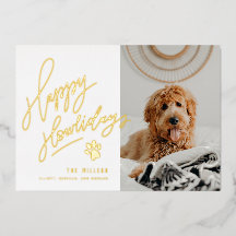 Feliz Howlidays Pet Foto de Natal