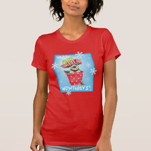 Feliz Howlidays Standard Schnauzer T-Shirt