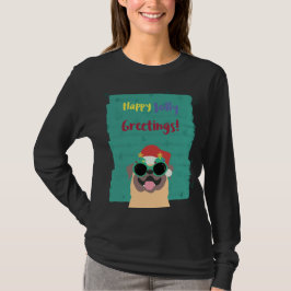 Feliz Jolly saúda camiseta de Natal
