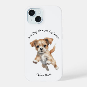 Feliz Jumping Dog Art - Feliz