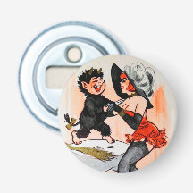 Feliz Krampus com Natais vintages de Temptress