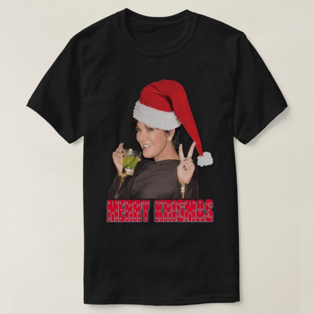FELIZ KRISMAS! T-Shirt clássico (Frente do Design)