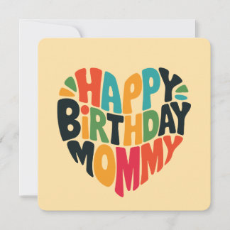 feliz mamãe de aniversário