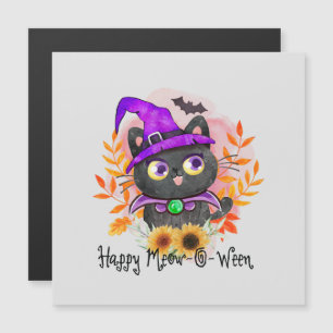 Feliz Miau-o-entre-Negra Bruxa Negra