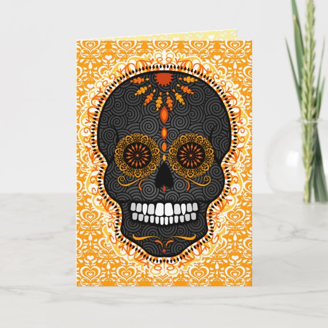 Feliz Muertos - cartão feito sob encomenda do (Frente)
