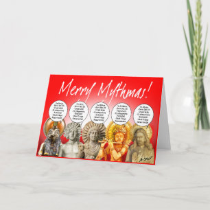 FELIZ MYTHMAS! CARTÃO DE FESTIVIDADES