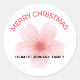 Feliz Natal, adesivos da família Jordan