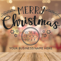 Feliz Natal adicione seu logotipo e nome da empres