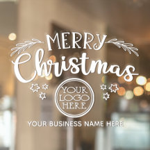 Feliz Natal adicione seu logotipo e nome da empres