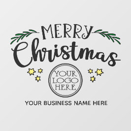 Feliz Natal adicione seu logotipo e nome da empres