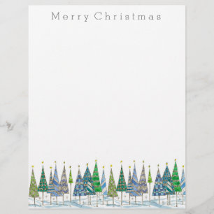 Feliz Natal Árvores de Férias Desenhando