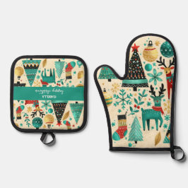 Feliz Natal - Árvores Festivas e Reindeer