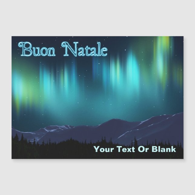 Feliz Natal - Aurora Boreal (Frente)